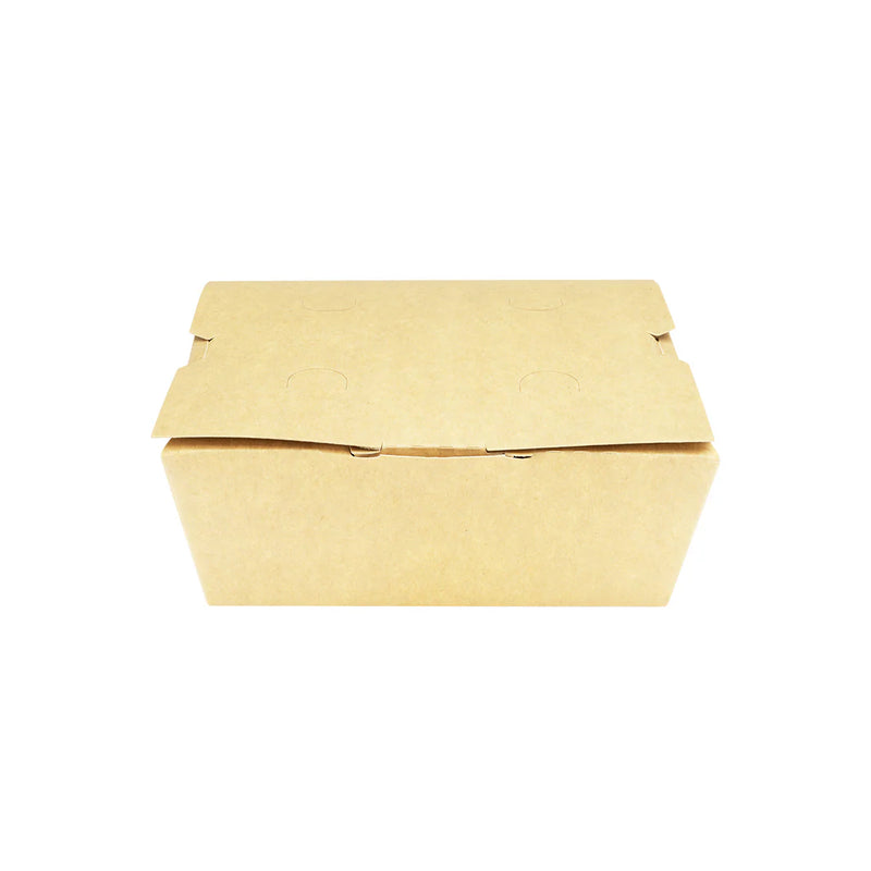 KRAFT PAPER VENTED FOLDING CONTAINER - #8 - 300ct – M&L FOOD CO