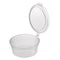3oz PLASTIC SAUCE CUP W/ ATTACHED LID - APSIC - 1000pc