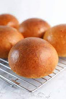 BRIOCHE BUN 4.5" WITH GLAZE - 50 pc