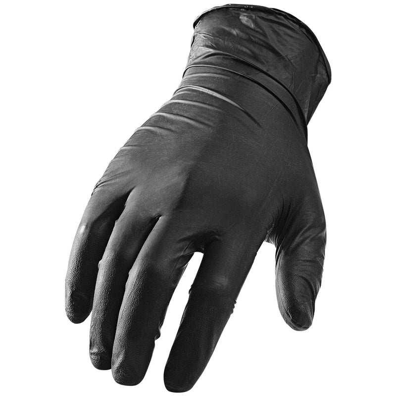 NITRILE POWDER FREE GLOVES (X-LARGE - BLACK) 10x100