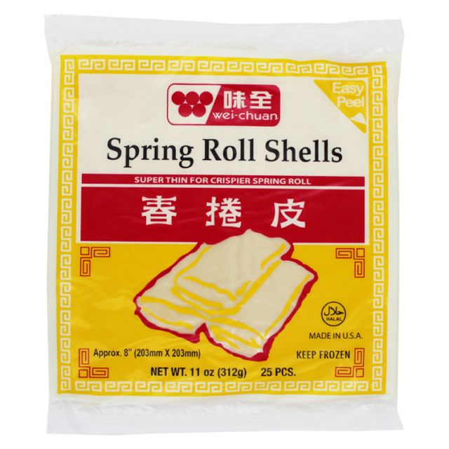 EGG ROLL SKIN - WEI CHUAN - 40pk x 11 oz