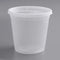 24oz CLEAR PLASTIC DELI CONTAINER W/ LID COMBO - 240 sets