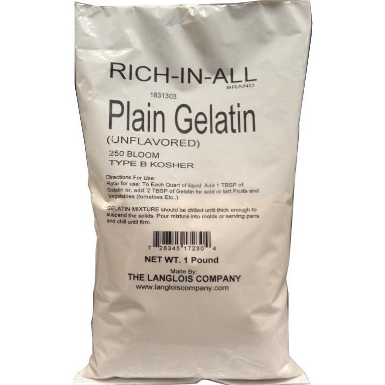 PLAIN GELATIN - 12x1#