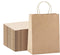 BROWN BAG WITH HANDLE (L) - MALIBU - 12.2x7.5"x14" - 250pc