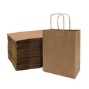 BROWN BAG WITH HANDLE (S) - BALBOA - 8x10.5x4.5 - 250pc