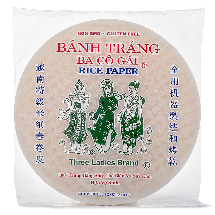 RICE PAPER - 3 LADIES 22 cm (ROUND) - 36x12