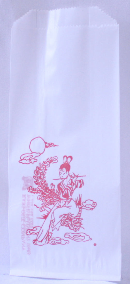 #2 GLASSINE BAG - CHINESE LADY DESIGN - 8x1000