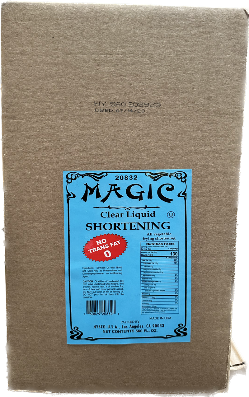 CLEAR LIQUID SHORTENING - 560 fl oz