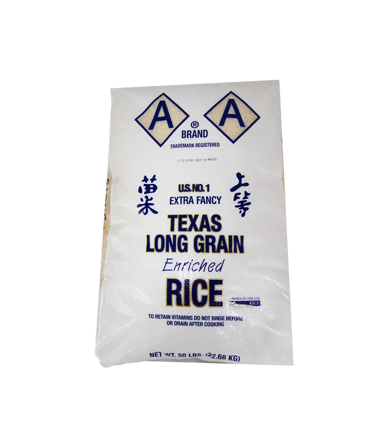 AA LONG GRAIN RICE - 50#