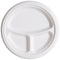 SUGAR CANE 3-COMP 9" COMPOST PLATES - 500