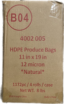 PRODUCE BAGS H.D. 11x19 - 4 ROLL