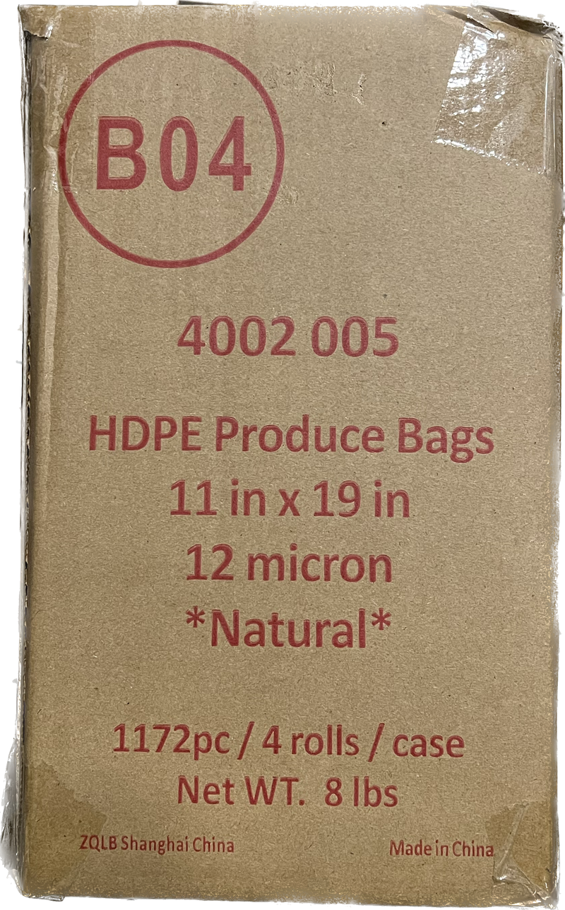 PRODUCE BAGS H.D. 11x19 - 4 ROLL