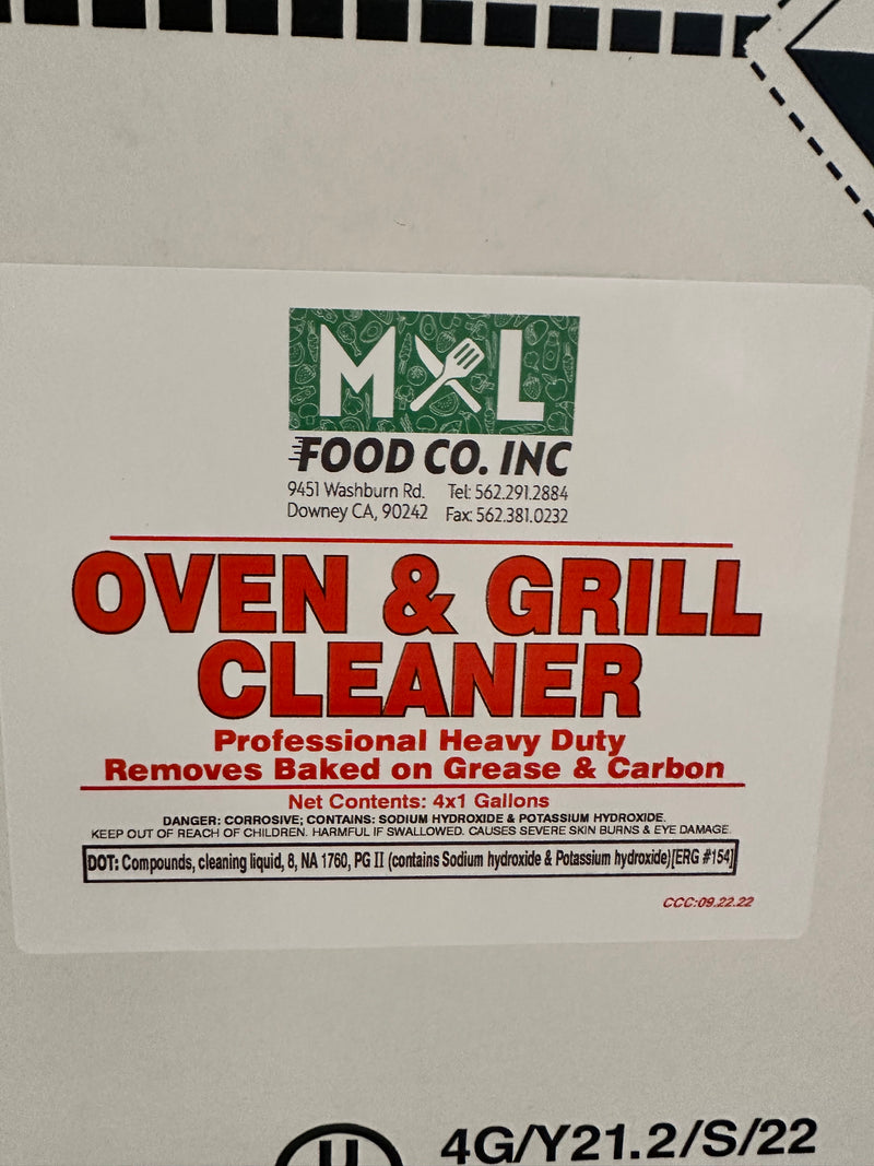 OVEN & GRILL - 4x1gal