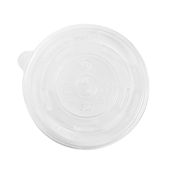 LIDS FOR 16oz WHITE PAPER FOOD CONTAINER - 1000pc