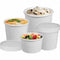 8oz WHITE PAPER FOOD CONTAINER - 1000pc