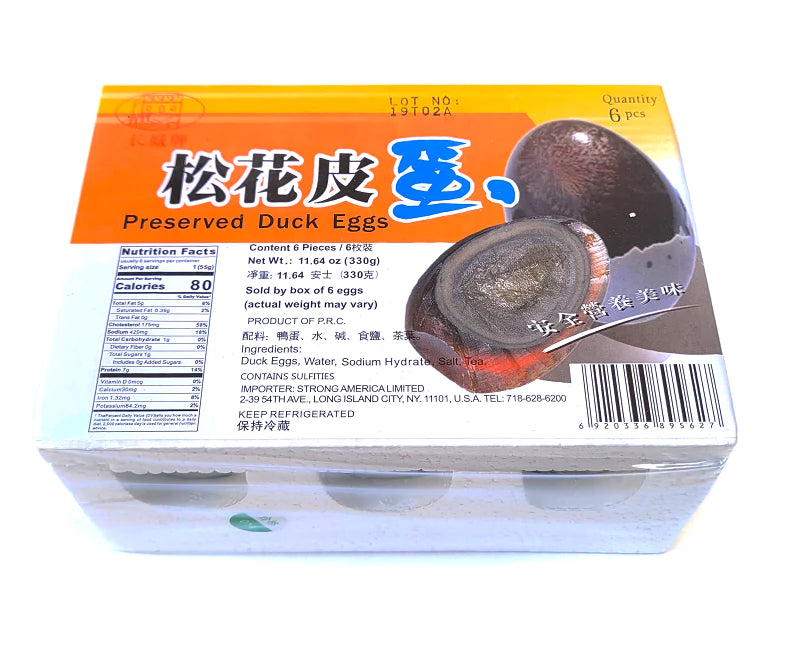 PRESERVED DUCK EGG - 6pc