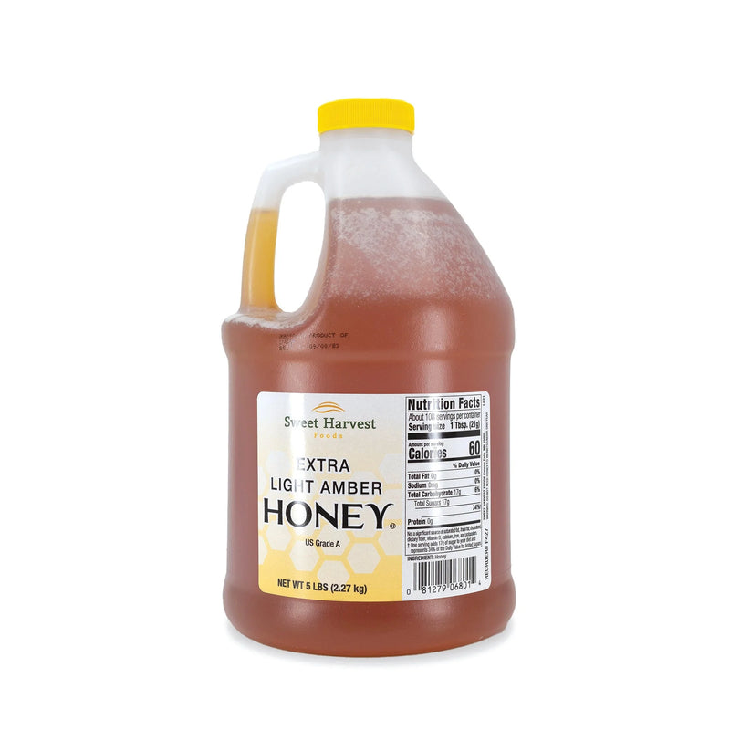 100% PURE LIGHT AMBER HONEY - 6x5#